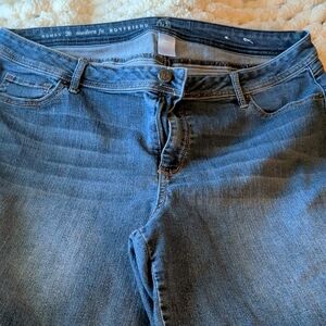 Modern Fit Boyfriend Jean shorts - Blue